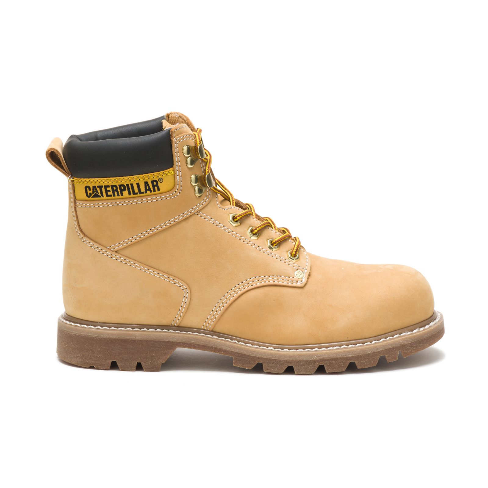 Caterpillar Boots Sale - Caterpillar Second Shift Steel Toe Mens Work Boots Orange (512048-HRA)